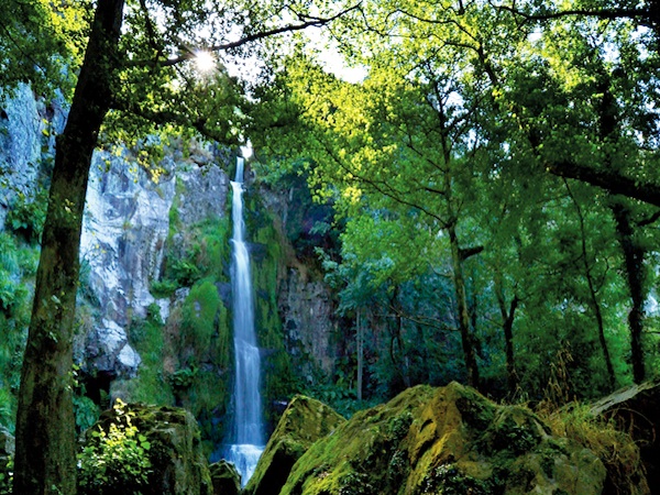 La Cascada de Oneta, declarada Monumento Natural por el Gobierno  de Asturies.