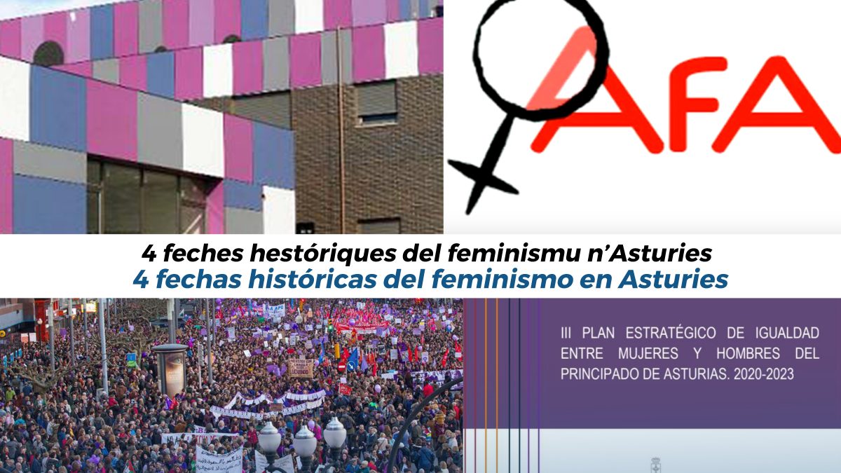 4 fechas históricas del feminismo en Asturies