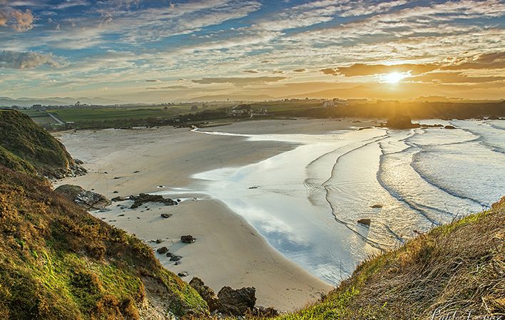 Playa de Penarronda, en Castropol
